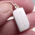 Boucles d'oreilles asymétrique Scolecite Blanche - Boucles d'oreilles en pierres naturelles