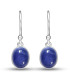 Boucles d'oreilles en Tanzanite cabochon Bijoux en Tanzanite BK118