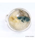 Bague ronde en Tourmaline indigo sur Quartz fumé taille 55 Bijoux en Tourmaline Indigo BK119