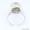 Bague Tourmaline bleu indigo 2 anneaux taille 59/60 Bijoux en Tourmaline Indigo BK119.6