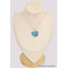 Pendentif en Turquoise Kingman bélière tube Pendentifs pierres naturelles BK9.8