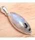 Authentique Pierre de Lune marquise sur Tourmaline Pendentifs pierres naturelles BK2.10
