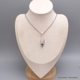 Authentique Pierre de Lune marquise sur Tourmaline Pendentifs pierres naturelles BK2.10
