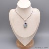 Authentique Pierre de Lune bleue sur Tourmaline Pendentifs pierres naturelles BK2.11