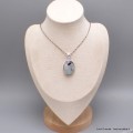 Authentique Pierre de Lune bleue sur Tourmaline Pendentifs pierres naturelles BK2.11