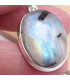 Authentique Pierre de Lune bleue sur Tourmaline Pendentifs pierres naturelles BK2.11