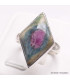 Bague losange Rubis sur Fuchsite taille 61 Bijoux en Rubis sur Fuchsite YM2.7