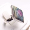 Bague losange Rubis sur Fuchsite taille 61 Bijoux en Rubis sur Fuchsite YM2.7