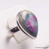 Bague goutte Rubis sur Fuchsite taille 56 Bijoux en Rubis sur Fuchsite YM2.9
