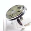 Bague en Préhnite et Quartz rutile taille 59 Bijoux en Préhnite YM6.4