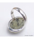 Bague en Préhnite et Quartz rutile taille 59 Bijoux en Préhnite YM6.4