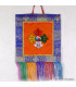 Tenture tibétaine double dorjé orange 30 X 32 CM Tentures tibétaines Bouddha DRJ2