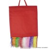 Tenture tibétaine double dorjé rouge 30 X 32 cm Tentures tibétaines Bouddha DRJ4