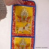 Porte courrier bouddhiste en soie Lungta Tentures tibétaines Bouddha PCB6