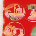Tenture bouddhiste sur Velours La Vie de Bouddha - Tentures bouddhistes