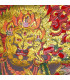 Tenture tangka tibétain Mahakala sur velours Tentures tibétaines Bouddha TCH3