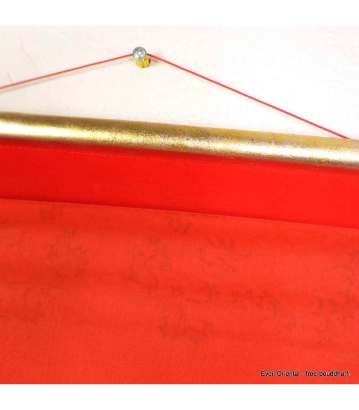 Tenture tangka tibétain Bouddha sous l'arbre de Boddhi Tentures tibétaines Bouddha TCH4