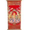 Tenture tangka tibétain Manjushri Tentures tibétaines Bouddha TCH5