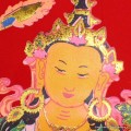 Tenture tangka tibétain Manjushri Tentures tibétaines Bouddha TCH5