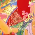 Tenture bouddhiste tibétaine Manjushri 79 x 34 cm - Tentures bouddhistes