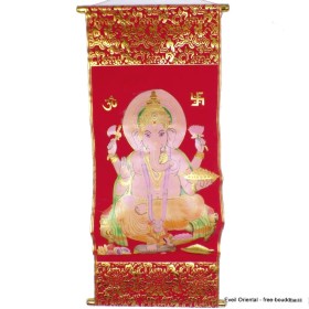 Tenture tangka tibétain Dieu Ganesh Tentures tibétaines Bouddha TCH7