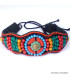 Artisanat tibétain ceinture brodée de pierres Artisanat tibétain bouddhiste CEIN1