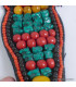 Artisanat tibétain ceinture brodée de pierres Artisanat tibétain bouddhiste CEIN1