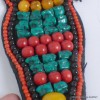 Artisanat tibétain ceinture brodée de pierres Artisanat tibétain bouddhiste CEIN1