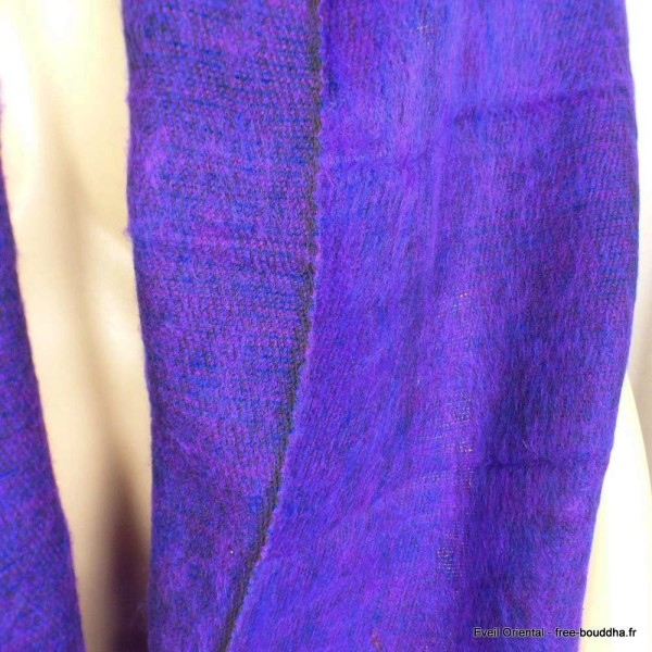 Echarpe Laine de Yak Violet Echarpes Laine de Yak ECHA2