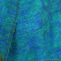 Echarpe népalaise bleu vert Echarpes Laine de Yak ECHA36
