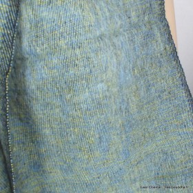 Echarpe népalaise vert jaune Echarpes Laine de Yak ECHA37