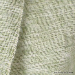 Echarpe en laine vert d'eau chiné 