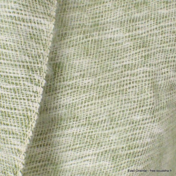 Echarpe en laine vert d'eau chiné Echarpes Laine de Yak ECHA60