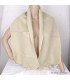 Echarpe en laine beige naturel Echarpes Laine de Yak ECHA61