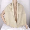 Echarpe en laine beige naturel Echarpes Laine de Yak ECHA61