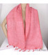 Echarpe femme laine de yak rose tendre Echarpes Laine de Yak ECHA4