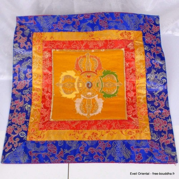 Petite nappe bouddhiste pour autel Tentures tibétaines Bouddha NPAB3