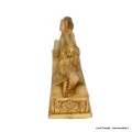 Statuette bouddhiste Bouddha allongé couleur sable 31 cm - Statuettes bouddhistes tibétaines artisanales