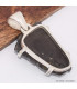 Pendentif argent Shungite noble argentée brute Pendentifs pierres naturelles BK22.12