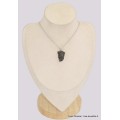 Pendentif argent Shungite noble argentée brute Pendentifs pierres naturelles BK22.12