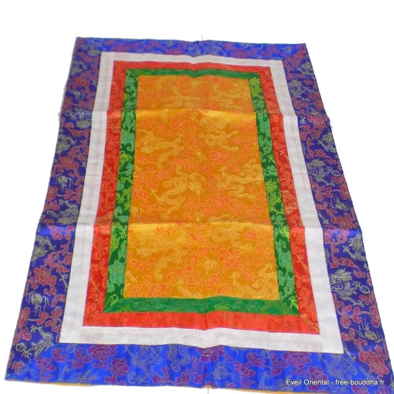 Chemin de table pour autel bouddhiste - Tenture murale bouddhiste, nappe