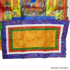 Chemin de table pour autel bouddhiste - Tenture murale bouddhiste, nappe