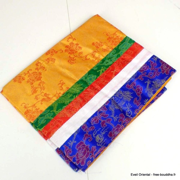 Chemin de table pour autel bouddhiste Tentures tibétaines Bouddha CDT1