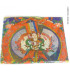 Drapeau tibétain en soie plusieurs divinités 94 x 68 cm Drapeaux tibétains DTDB1