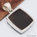 Pendentif Shungite Elite carré serti clos Bijoux en Shungite BK22.15