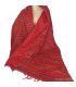 Grand châle ethnique népalais rouille foncé 100 x 200 cm Grand Châle népalais 100 x 200 cm GCN19