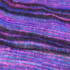 Grand châle de méditation 100 x 200 cm noir violet Grand Châle népalais 100 x 200 cm GCN20