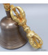Cloche et dorjé tibétain haute qualité 17 cm Objets rituels bouddhistes CDOR20