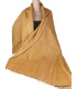 Châle laine de Yak Moutarde Châles laine de yak CPLY67