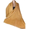 Châle laine de Yak Moutarde Châles laine de yak CPLY67